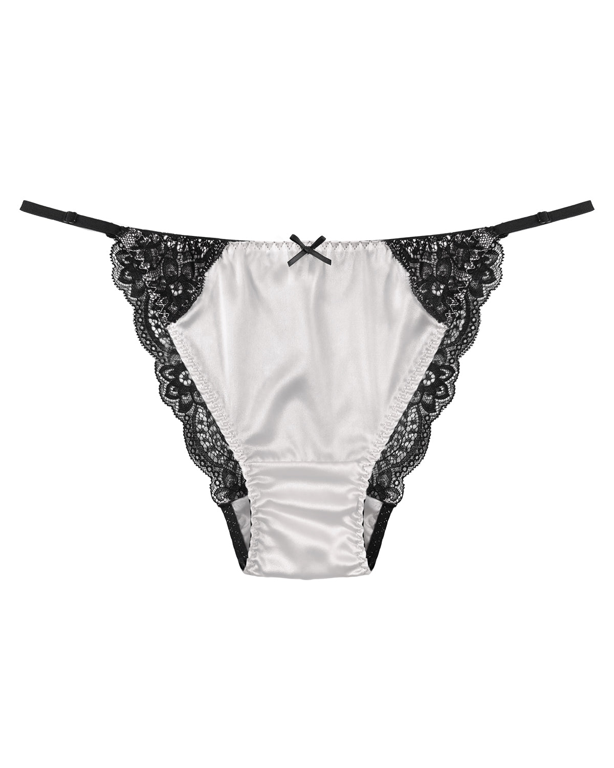 FEELITS TH02 Silk String Bikini Panties – 100% Mulberry Silk, Smooth & Breathable - FEELITS