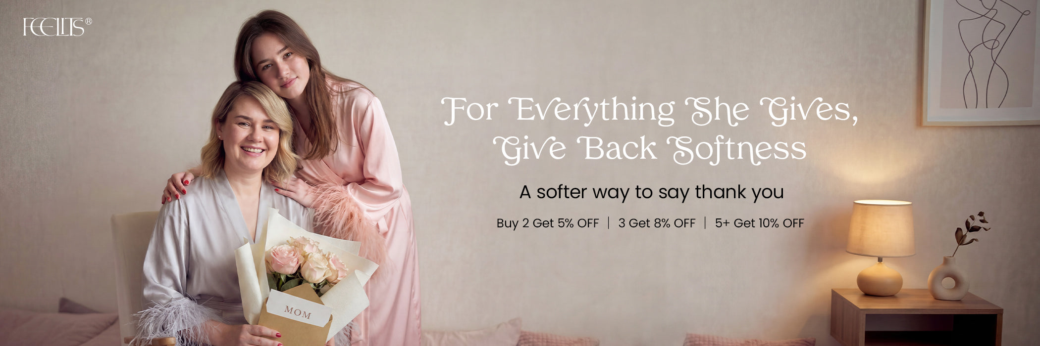 2026 Mother's Day silk collection featuring FEELITS mulberry silk styles | FEELITS
