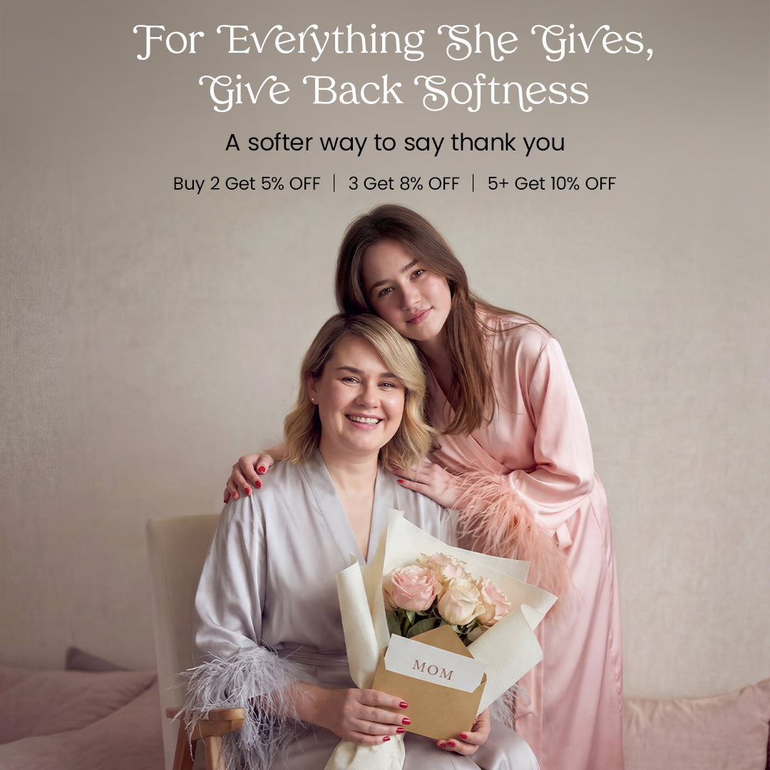 2026 Mother's Day silk collection featuring FEELITS mulberry silk styles | FEELITS
