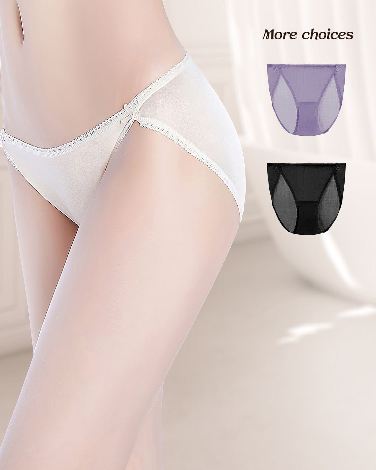 FEELITS PC03 Knitted Mulberry Silk Bikini Panties – Extreme Comfort for Everyday Wear - FEELITS
