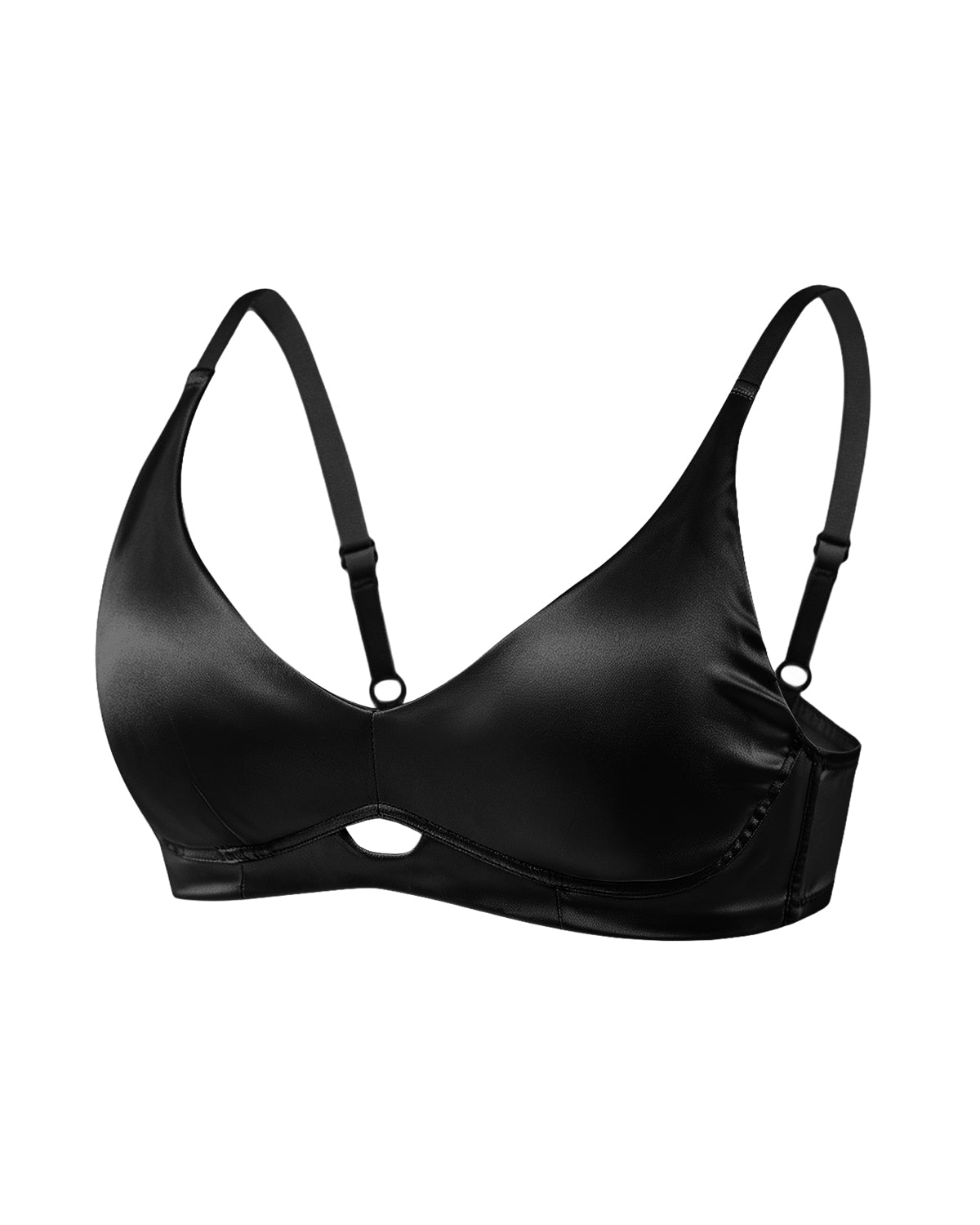 BRA13 wire-free silk bralette for soft natural lift | FEELITS