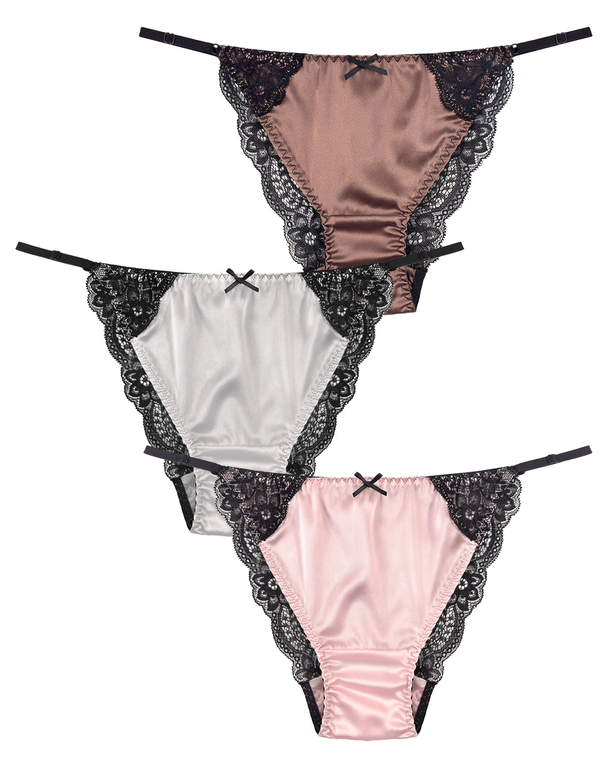 Culotte bikini string en soie FEELITS TH02 – 100 % soie de mûrier, douce et respirante