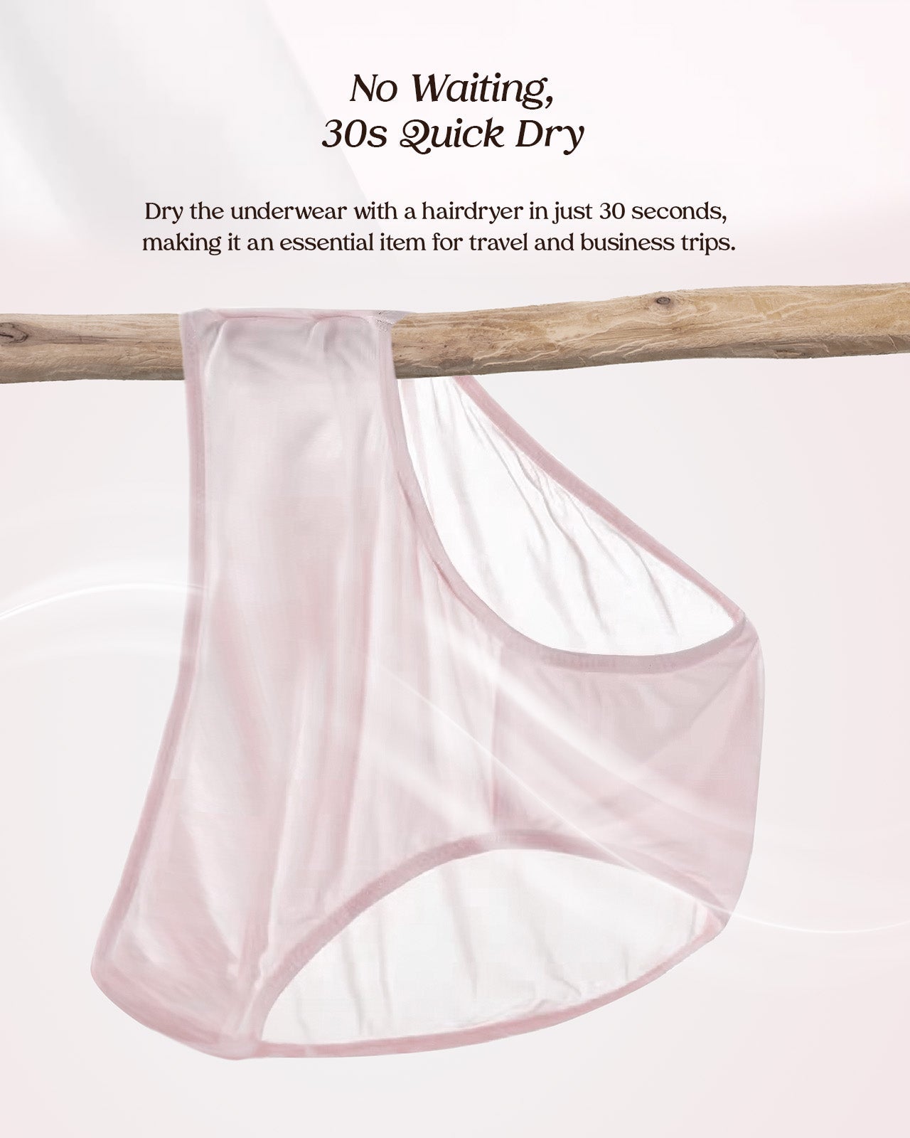 FEELITS KN02 Silk Basic Brief Panties – 100% 6A Mulberry Silk, Breathable & Ultra-Soft - FEELITS