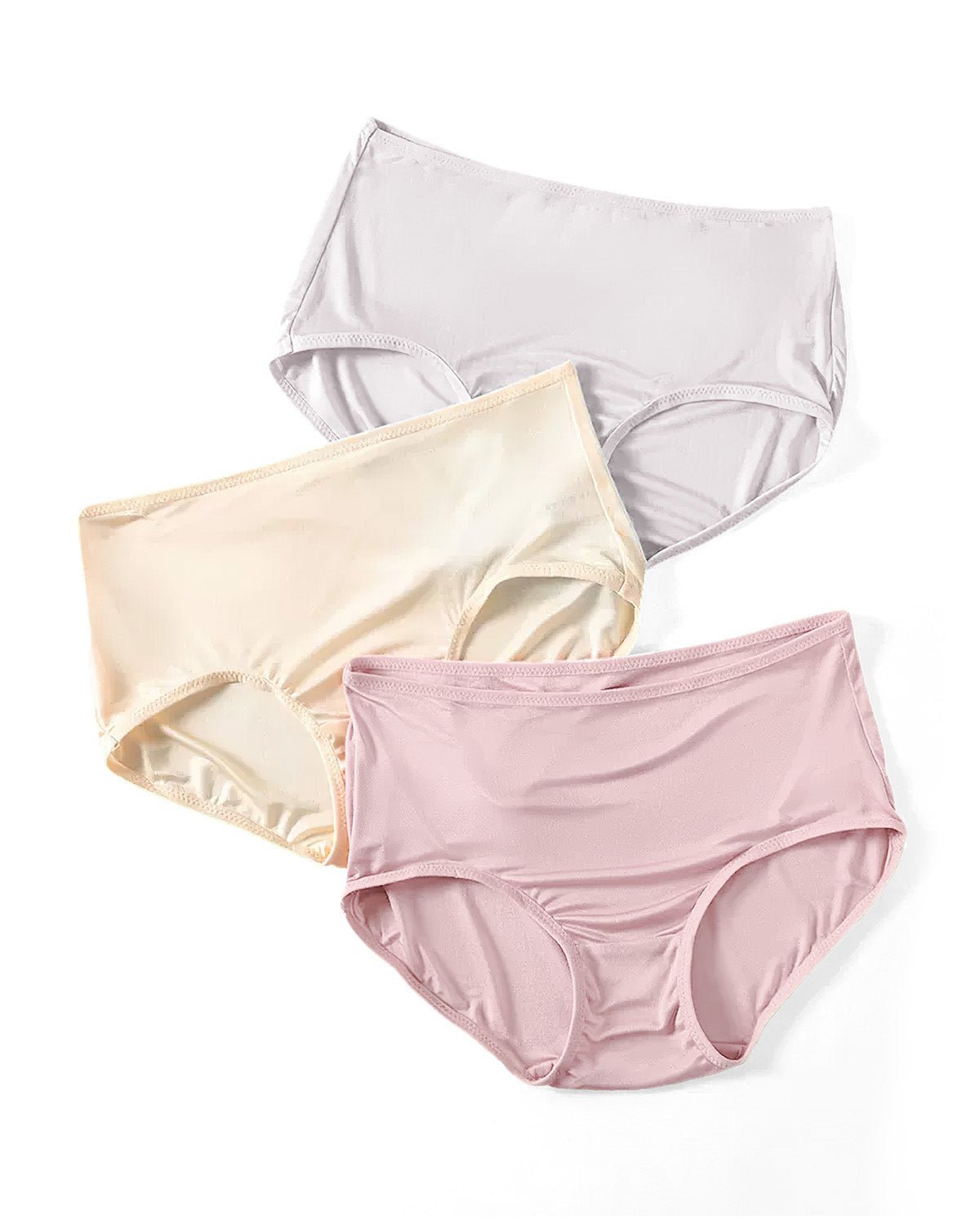 FEELITS KN02 Silk Basic Brief Panties – 100% 6A Mulberry Silk, Breathable & Ultra-Soft - FEELITS