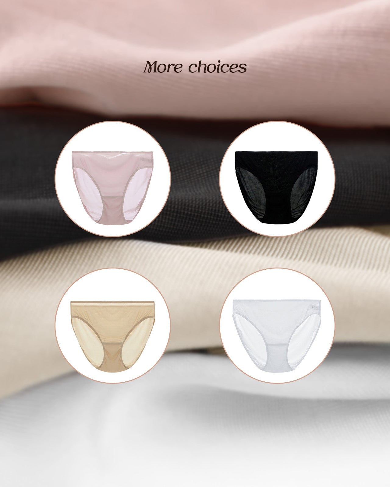 FEELITS KN01 6A Mulberry Silk Bikini Panties – Extreme Comfort & Breathable Daily Wear - FEELITS