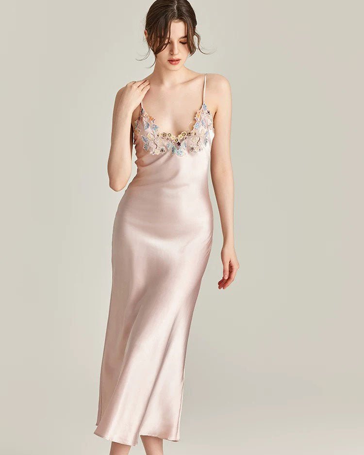 FEELITS PA02 Mulberry Silk Bridal Collection – Cami Set, Slip Dress & Robe