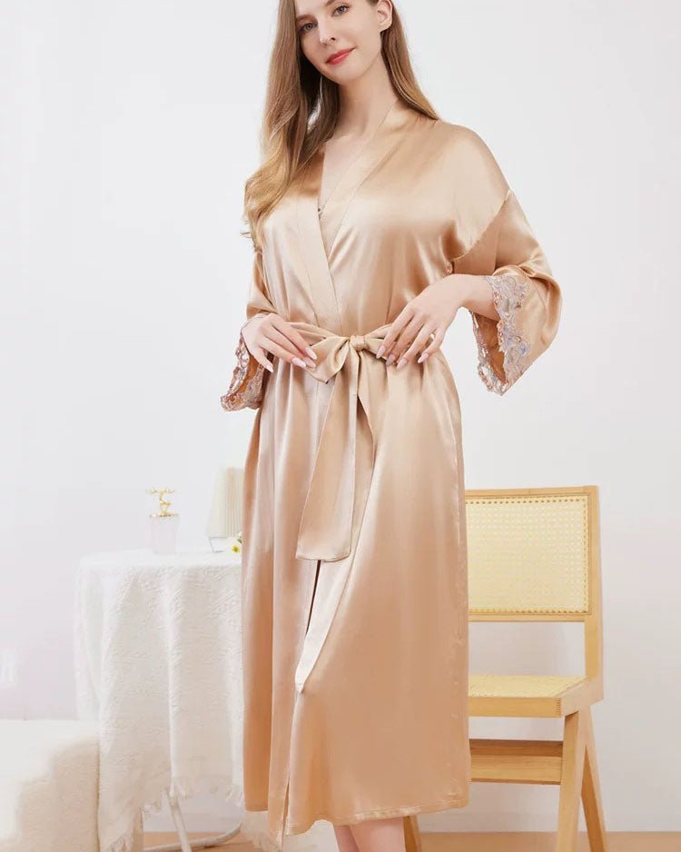 FEELITS PA02 Mulberry Silk Bridal Collection – Cami Set, Slip Dress & Robe