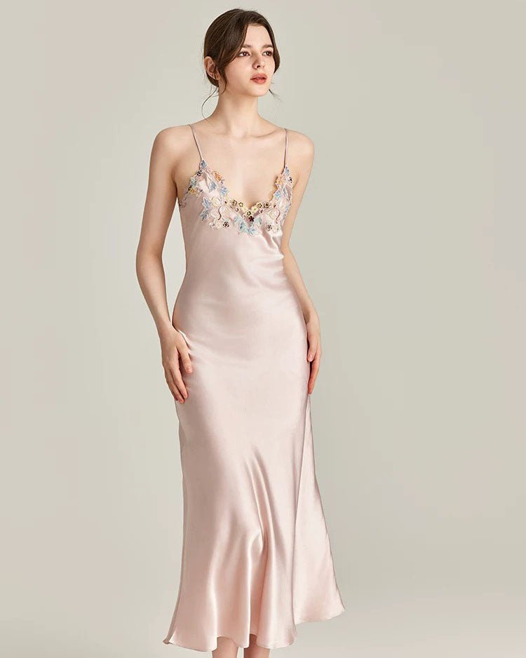 FEELITS PA02 Mulberry Silk Bridal Collection – Cami Set, Slip Dress & Robe