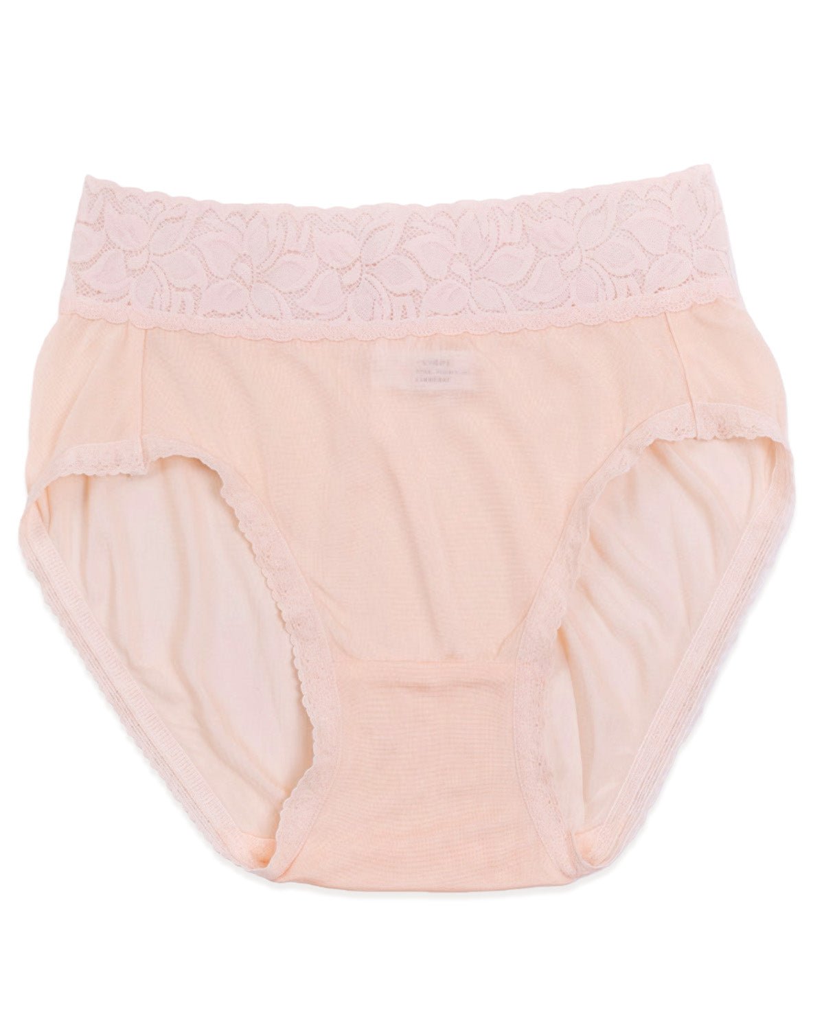 FEELITS KN20 High-Waisted Silk Lace Briefs – 100% 6A Mulberry Silk, Ultra Soft & Breathable - FEELITS