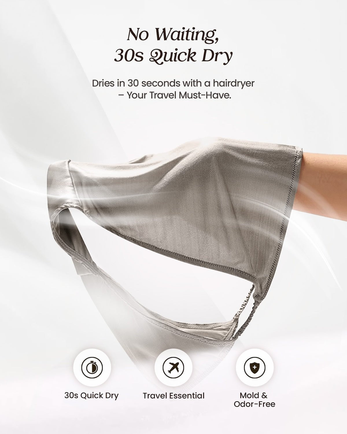FEELITS KN06 Silk String Bikini Panties – 100% Mulberry Silk, Breathable & Ultra-Soft - FEELITS