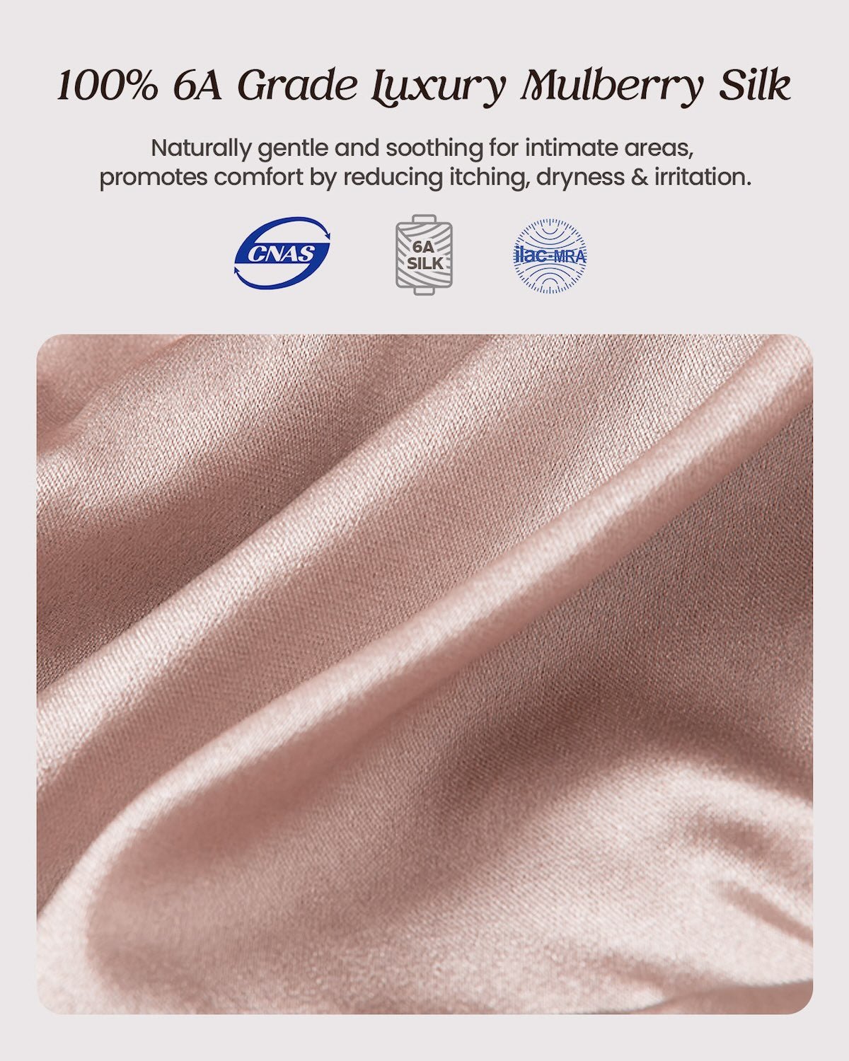 FEELITS KN06 Silk String Bikini Panties – 100% Mulberry Silk, Breathable & Ultra-Soft - FEELITS