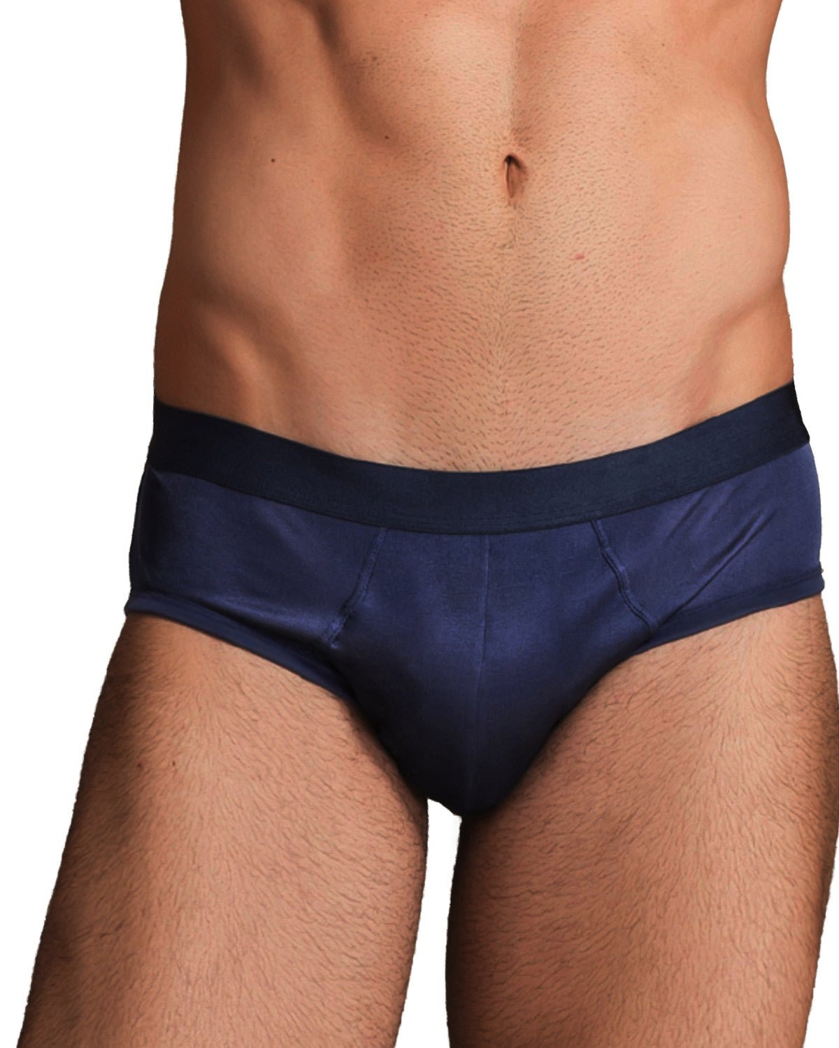 FEELITS KNM01 Men’s Silk Mid-Rise Classic Briefs – 6A Mulberry Silk, Breathable & Supportive - FEELITS