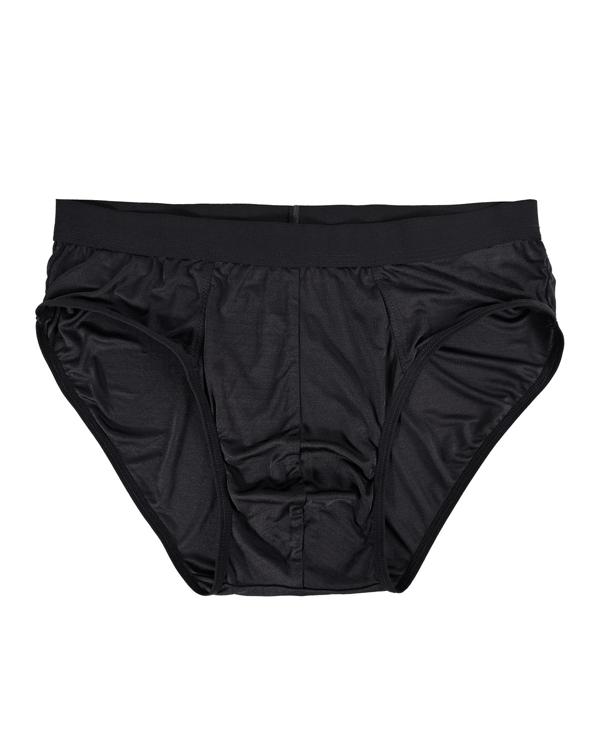FEELITS KNM01 Men’s Silk Mid-Rise Classic Briefs – 6A Mulberry Silk, Breathable & Supportive - FEELITS