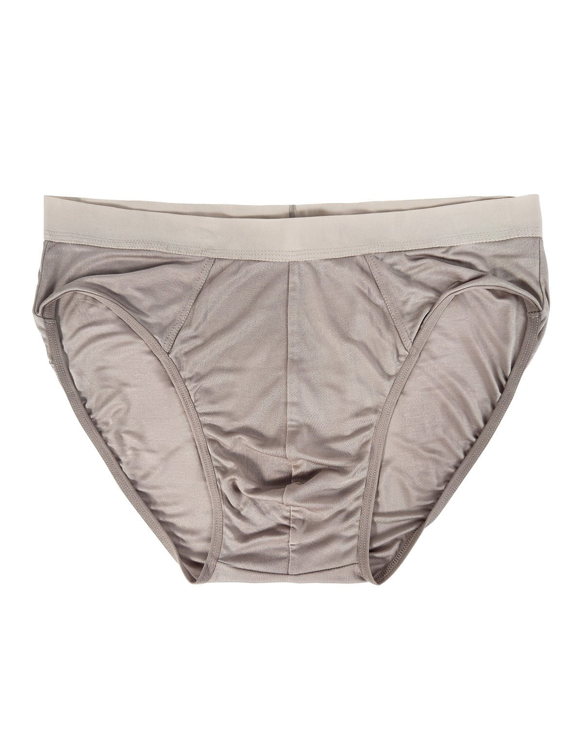 FEELITS KNM01 Men’s Silk Mid-Rise Classic Briefs – 6A Mulberry Silk, Breathable & Supportive - FEELITS