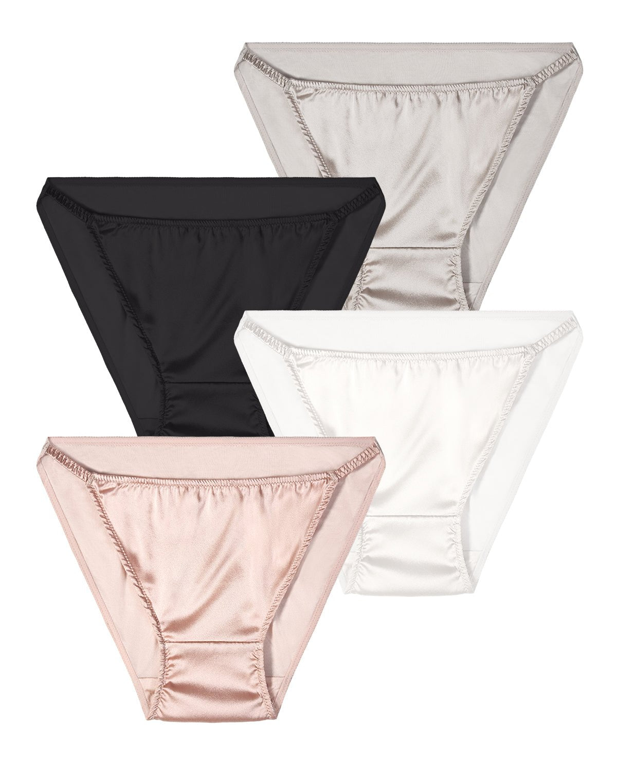 FEELITS KN06 Silk String Bikini Panties – 100% Mulberry Silk, Breathable & Ultra-Soft - FEELITS