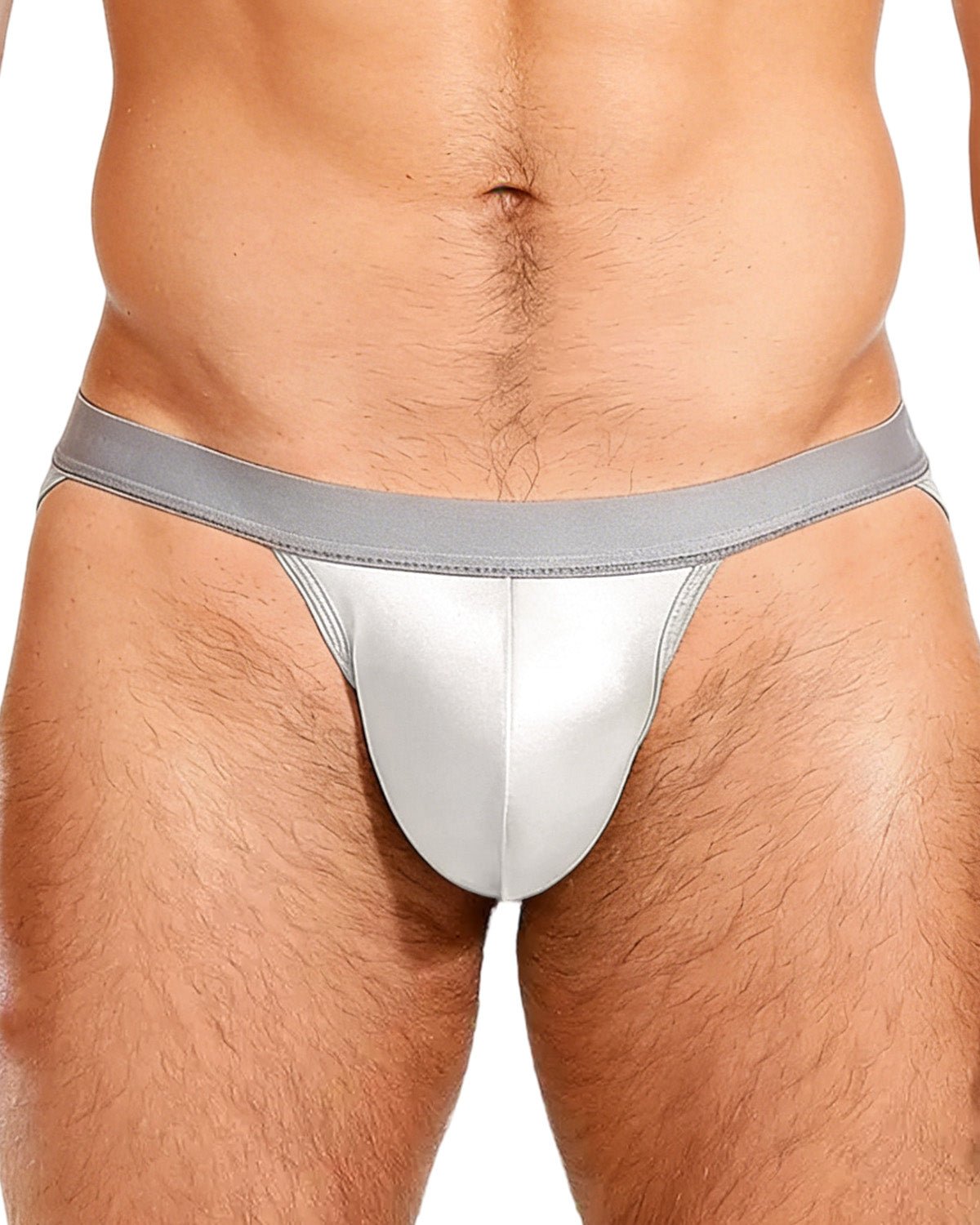 FEELITS KNM02 Men’s Mulberry Silk Tanga Briefs – 100% 6A Silk, Low-Rise & Breathable - FEELITS