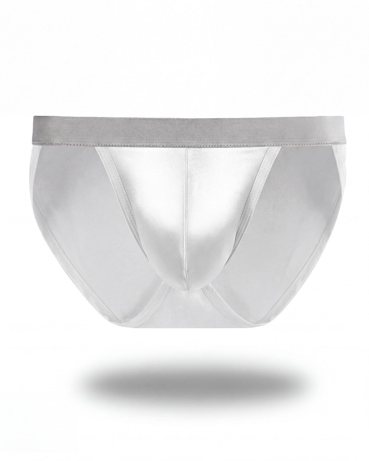 FEELITS KNM02 Men’s Mulberry Silk Tanga Briefs – 100% 6A Silk, Low-Rise & Breathable - FEELITS