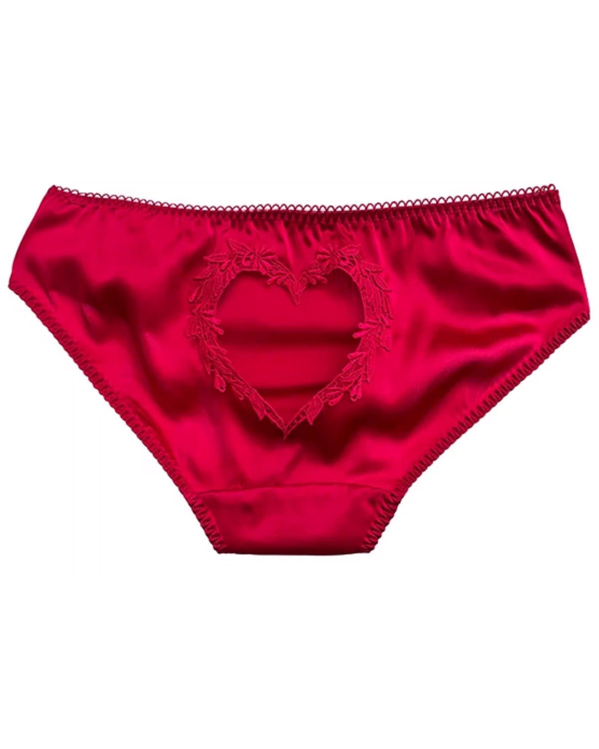 FEELITS SPA19 Mulberry Silk Heart-Back Lace Panties – Elegant Comfort with Romantic Detail - FEELITS