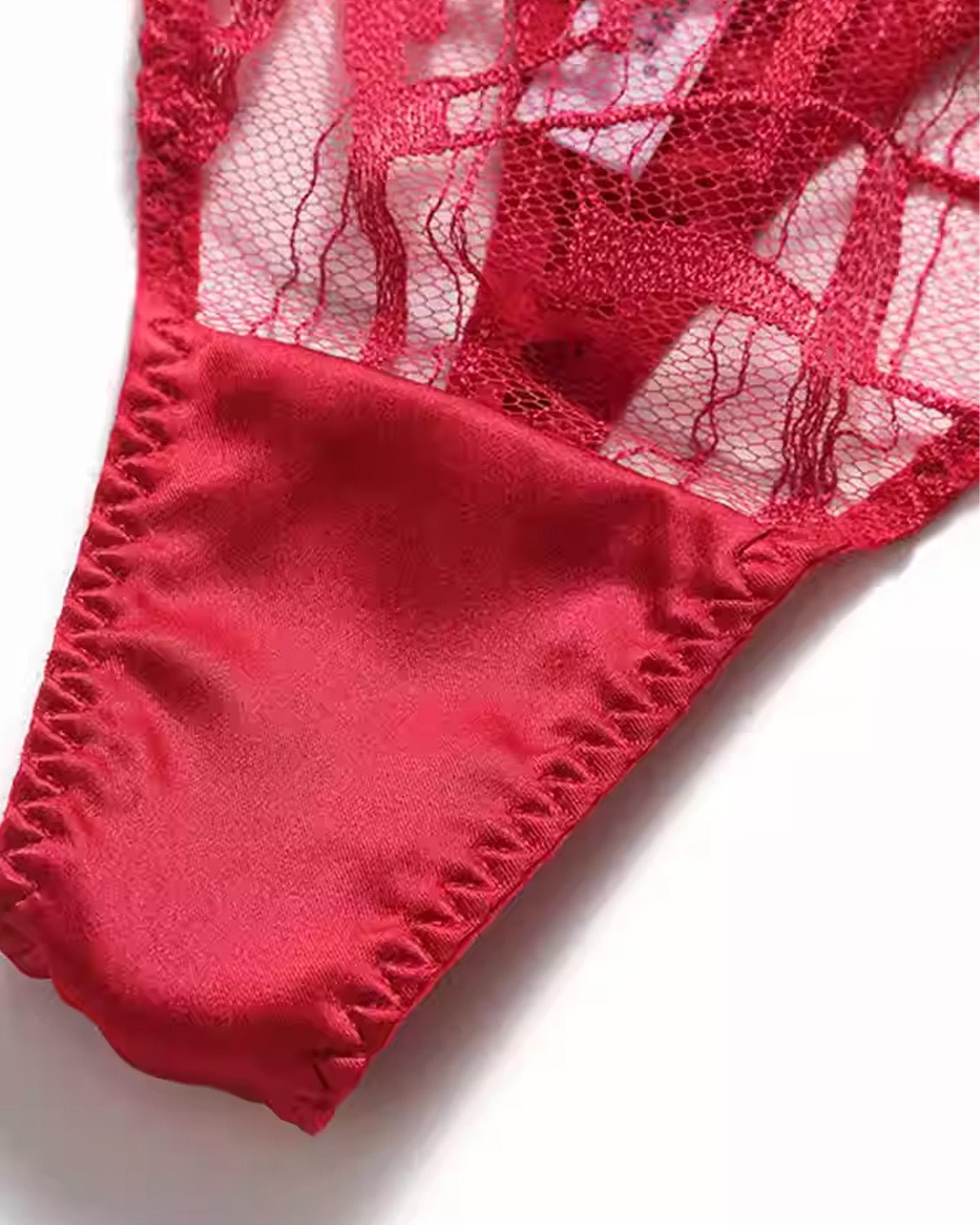 FEELITS SPA18 Mulberry Silk Lace Thong – Seamless Comfort, Low-Rise & Adjustable Fit - FEELITS