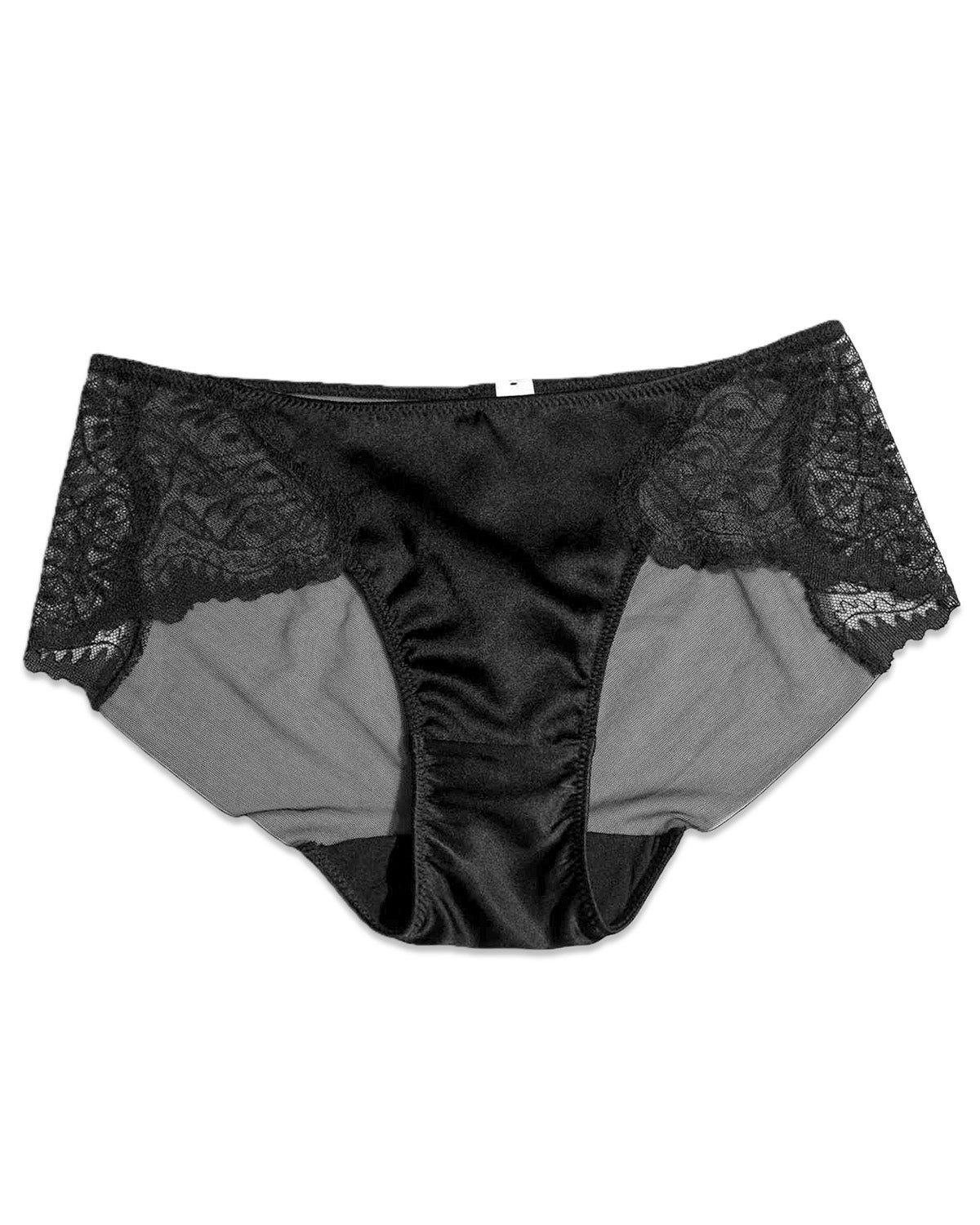 FEELITS KN23 Mulberry Silk Satin Bikini Panties – Breathable Lace Silk Underwear for Women - FEELITS