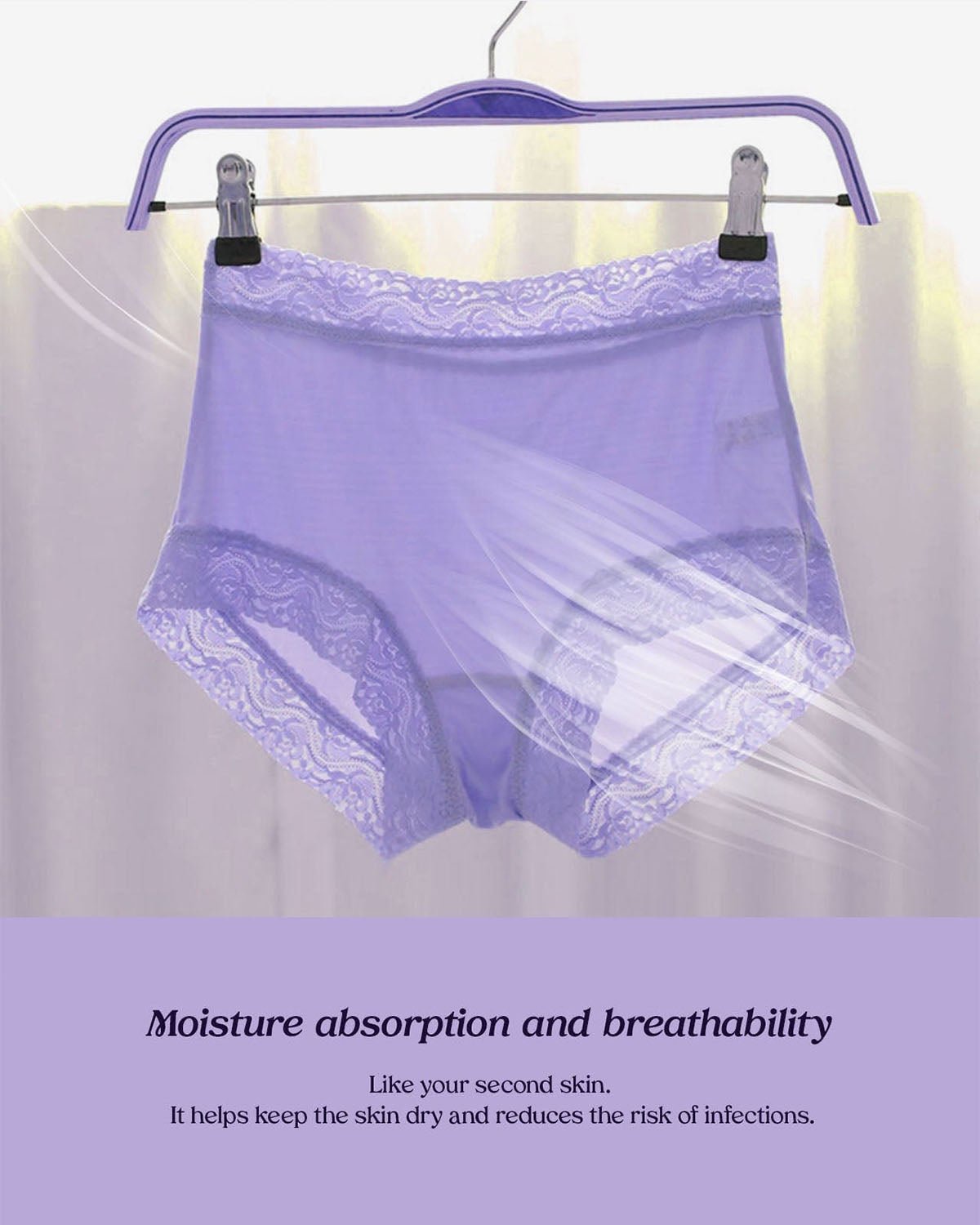 FEELITS KN04 Mid-Waist Knitted Silk Hipster Panties – Everyday Comfort & Smooth Fit - FEELITS