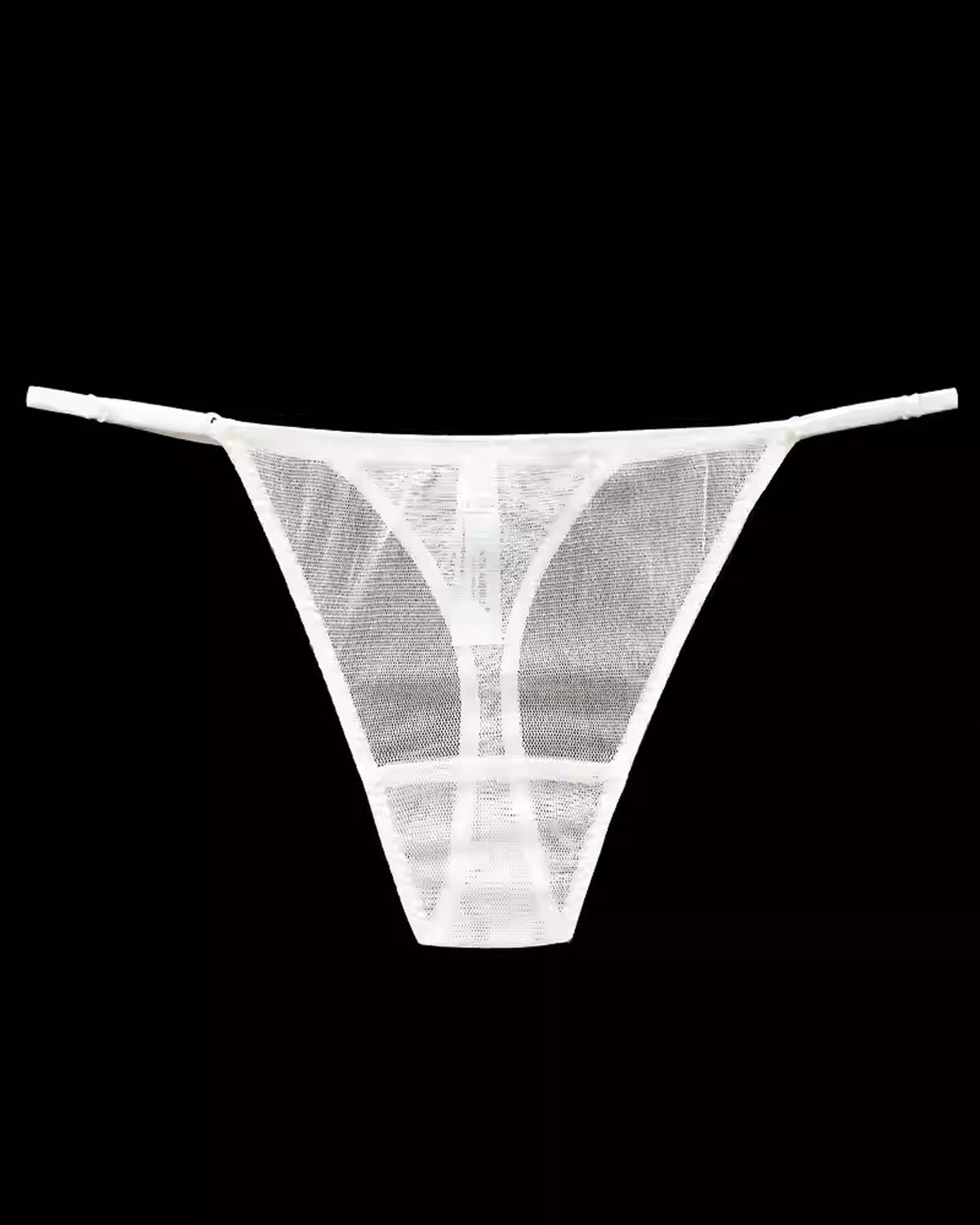 FEELITS SPA08 Adjustable Sheer G-String Thong – 100% 6A Mulberry Silk, Low-Rise & Smooth Fit - FEELITS
