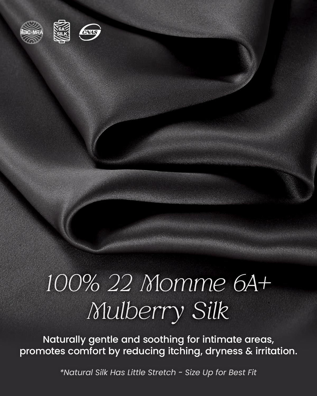 FEELITS TH04 Silk Lace G-String Thong – 100% 6A Mulberry Silk, Adjustable & No-Show - FEELITS
