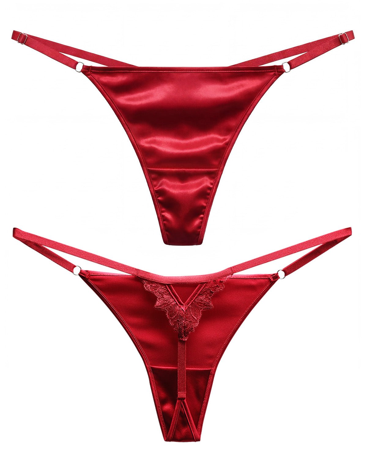 FEELITS TH10 Smooth Mid-Rise Silk T-Back Thong Panties – 100% 6A Mulberry Silk, No-Show & Breathable - FEELITS