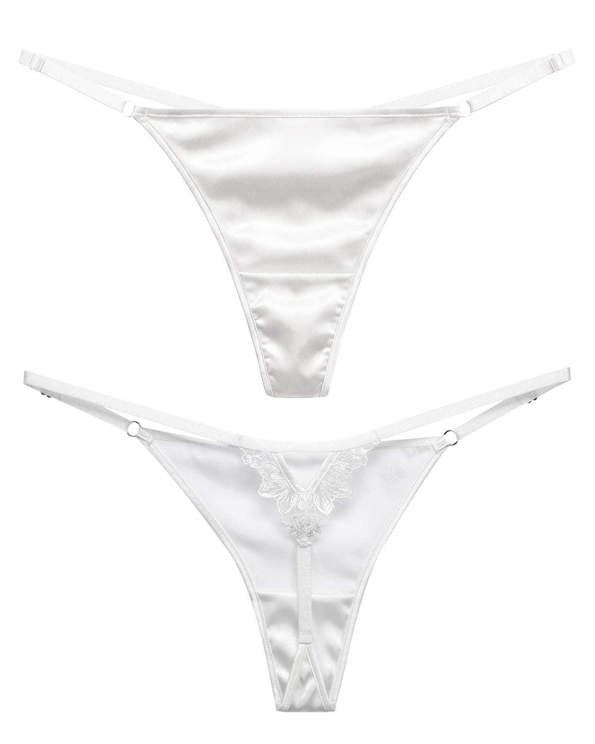 FEELITS TH10 Smooth Mid-Rise Silk T-Back Thong Panties – 100% 6A Mulberry Silk, No-Show & Breathable - FEELITS