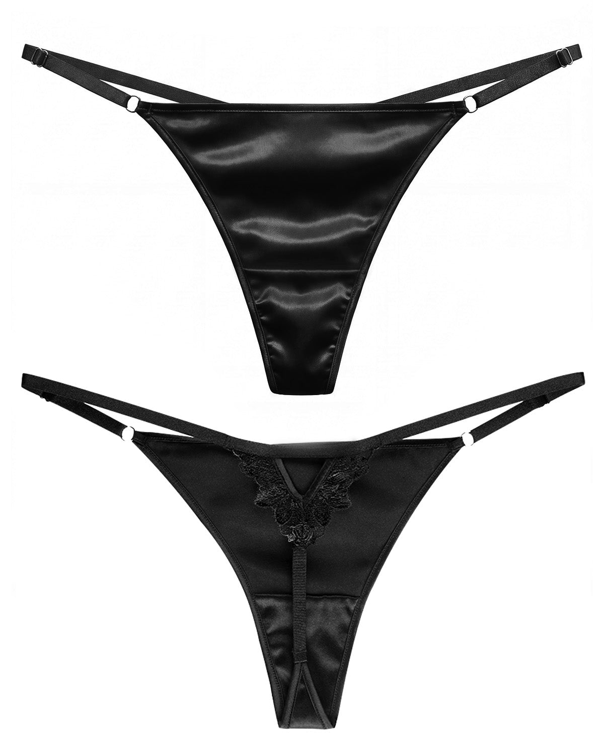FEELITS TH10 Smooth Mid-Rise Silk T-Back Thong Panties – 100% 6A Mulberry Silk, No-Show & Breathable - FEELITS