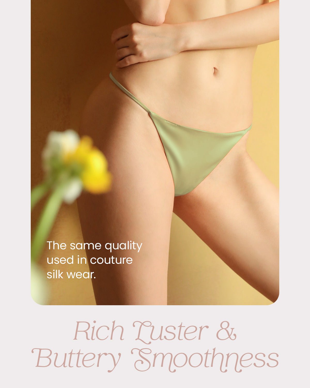FEELITS TH06 Silk T-Back Thong Panties – 100% Mulberry Silk, Smooth & Breathable - FEELITS