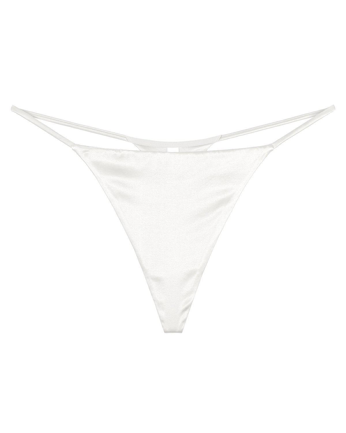 FEELITS TH06 Silk T-Back Thong Panties – 100% Mulberry Silk, Smooth & Breathable - FEELITS