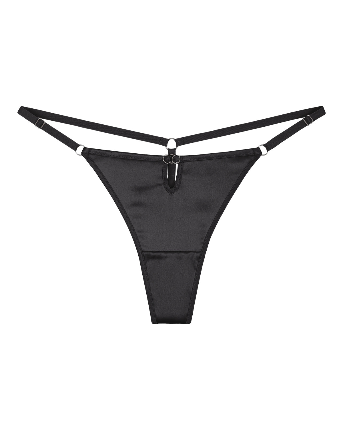 FEELITS TH07 Low-Rise Silk G-String Thong – 100% 6A Mulberry Silk, Adjustable & No-Show - FEELITS