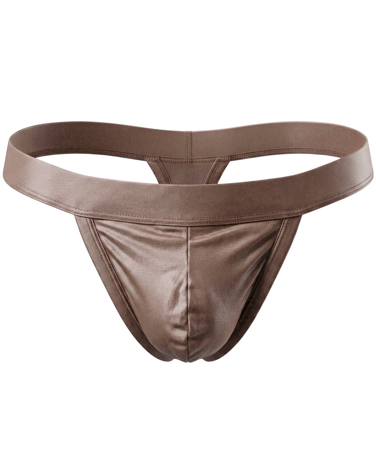 FEELITS THM03 Men's Mulberry Silk T-Back Thong – Double-Layer Pouch, Soft & Breathable - FEELITS