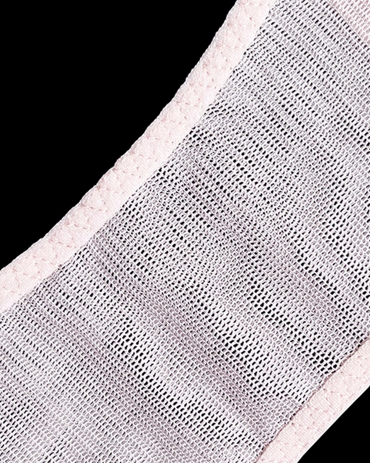 FEELITS SPA65 Mulberry Silk Sheer Mesh Lace Bikini Panties – Low-Rise, Seamless & No-Show Fit - FEELITS