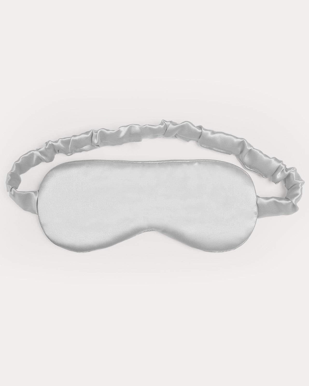 FEELITS SM01 22-Momme Mulberry Silk Sleep Eye Mask – Silver Grey, Adjustable & Light-Blocking - FEELITS