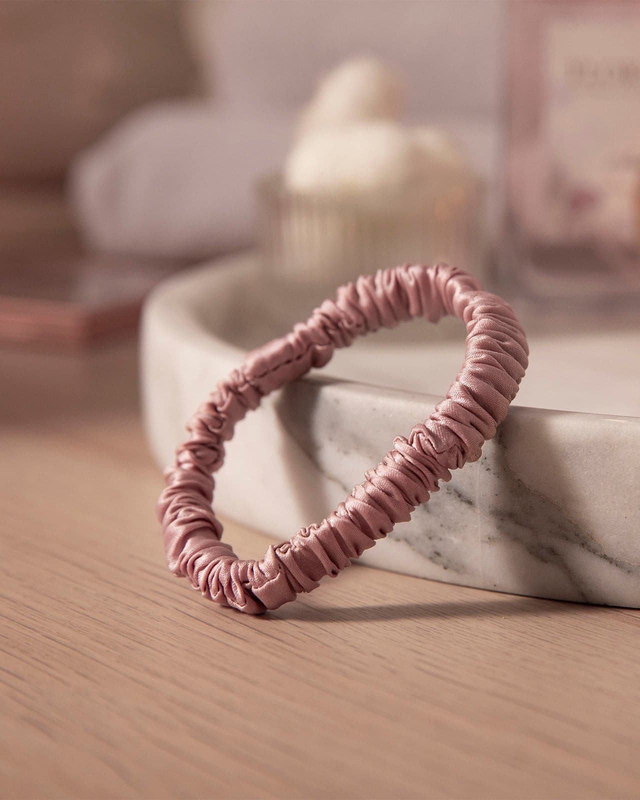 FEELITS 100% Royal Mulberry Silk. Natural Care Skinny Hair Scrunchies- Trio Set - FEELITS