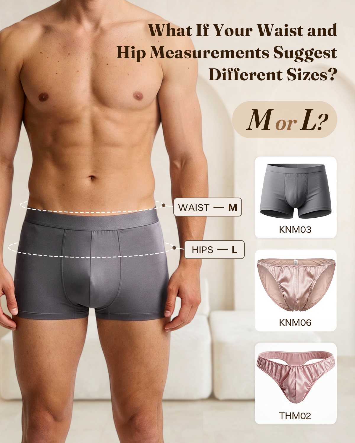 What If Your Waist and Hip Measurements Suggest Different Sizes? | FEELITS