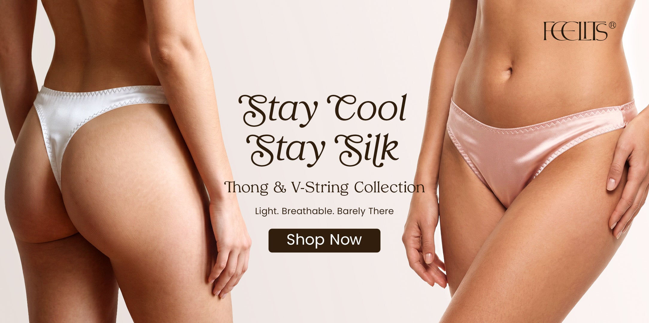 FEELITS mulberry silk underwear and sleepwear homepage image | FEELITS