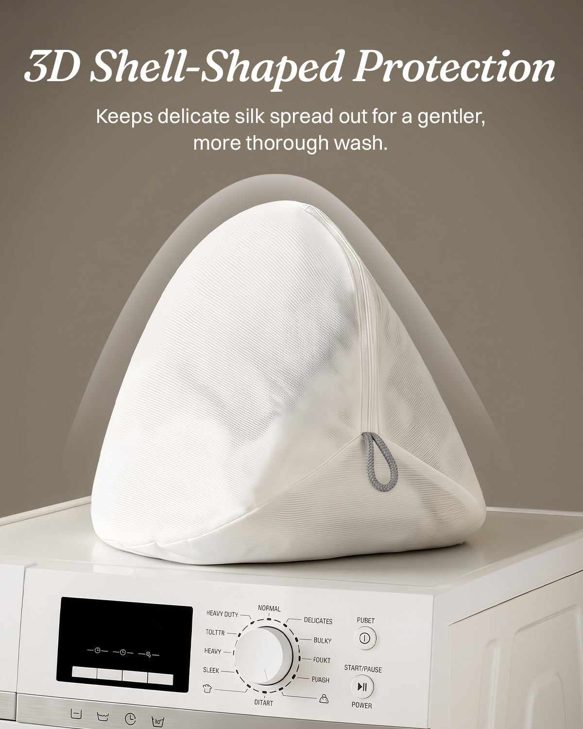 AC04 3D shell-shaped laundry bag protecting silk delicates | FEELITS