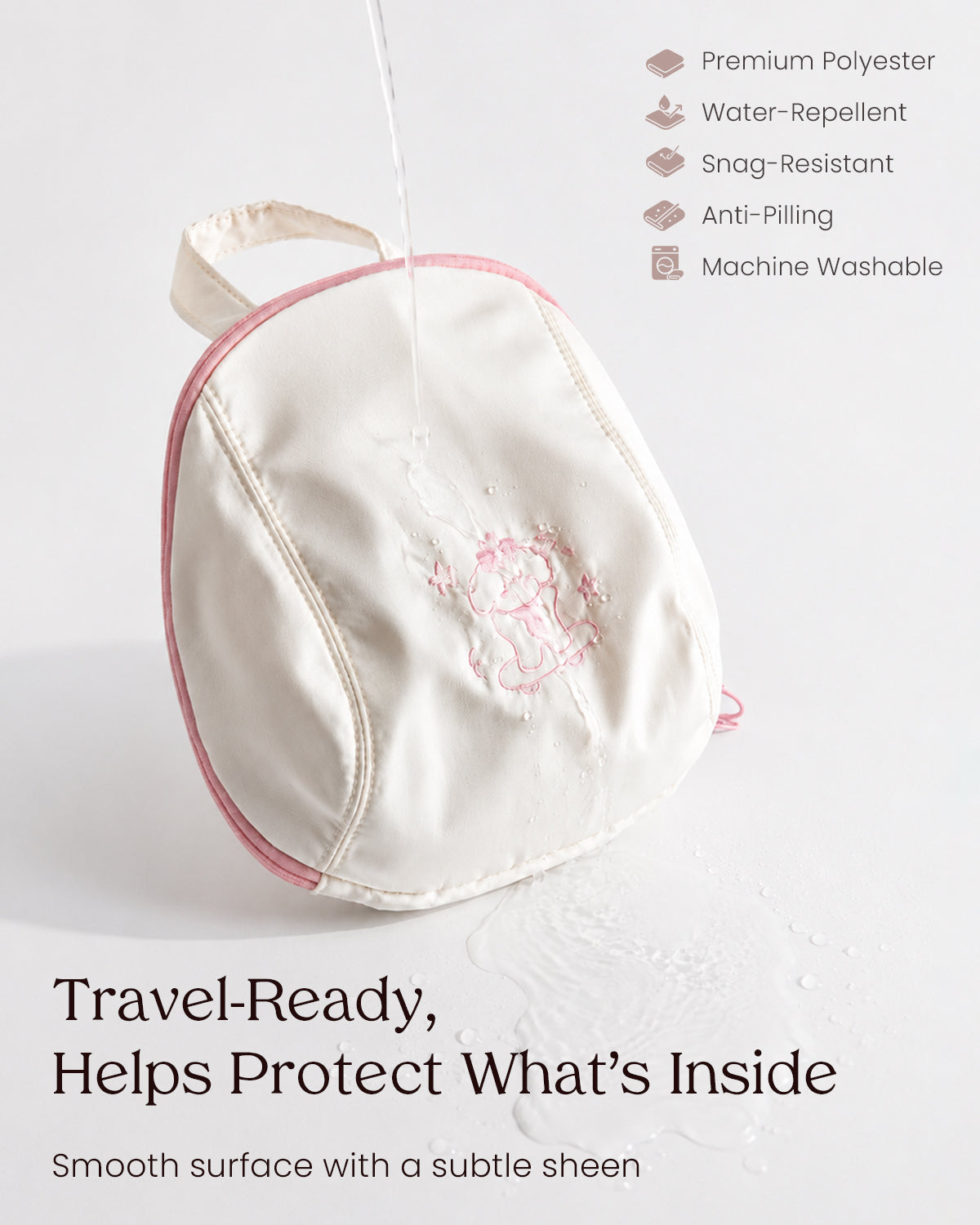 FEELITS AC02 Travel Lingerie Organizer Bag – Bra & Underwear Storage Case for Silk Intimates