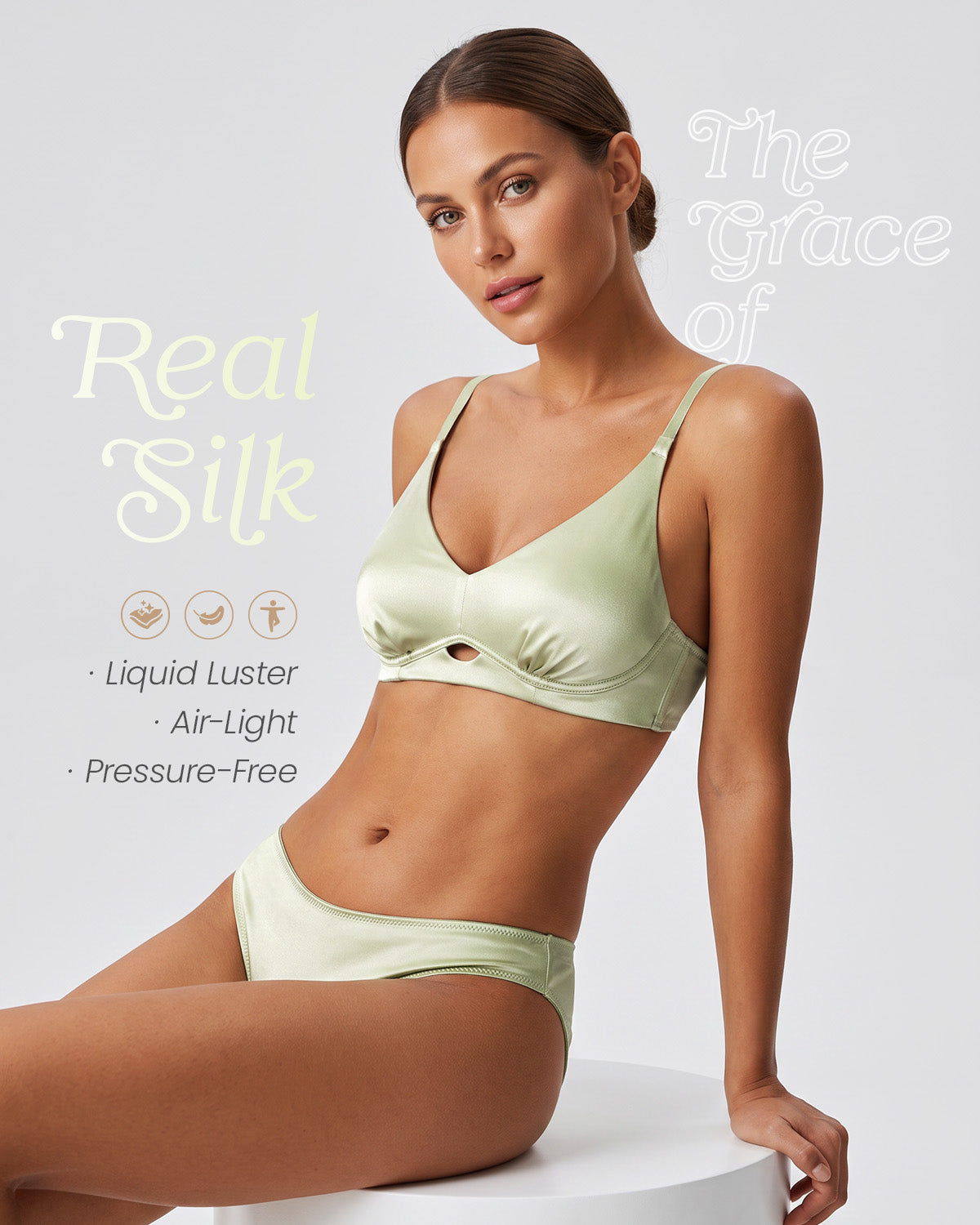 BRA13 wire-free lace bralette close-up detail | FEELITS