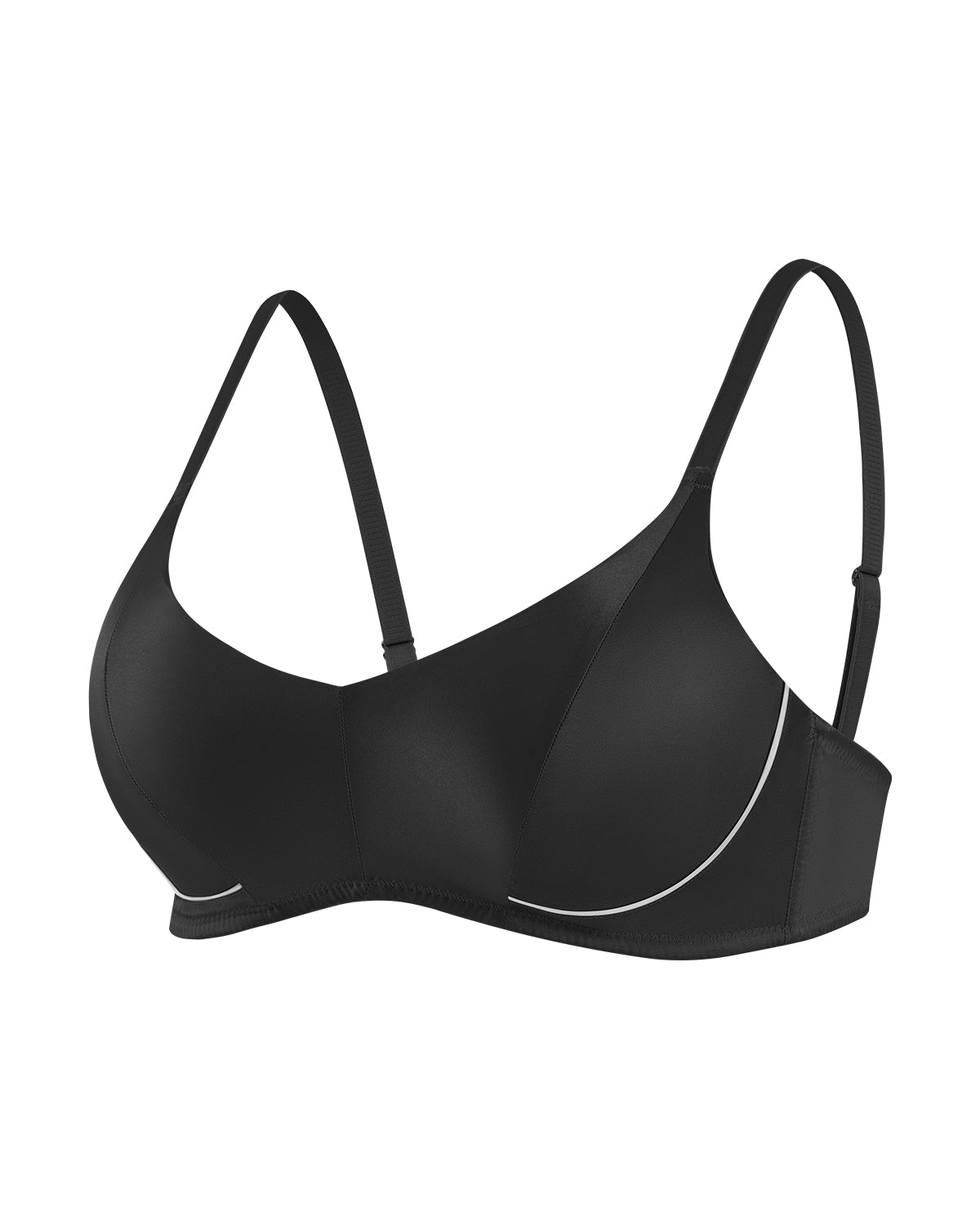 BRA14 silk lace bralette color and fit view | FEELITS