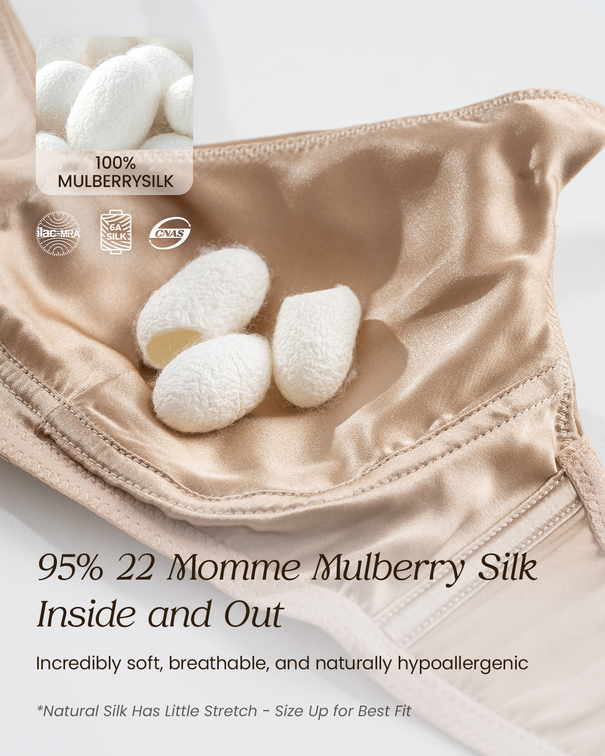 BRA14 wire-free side support bralette construction detail | FEELITS