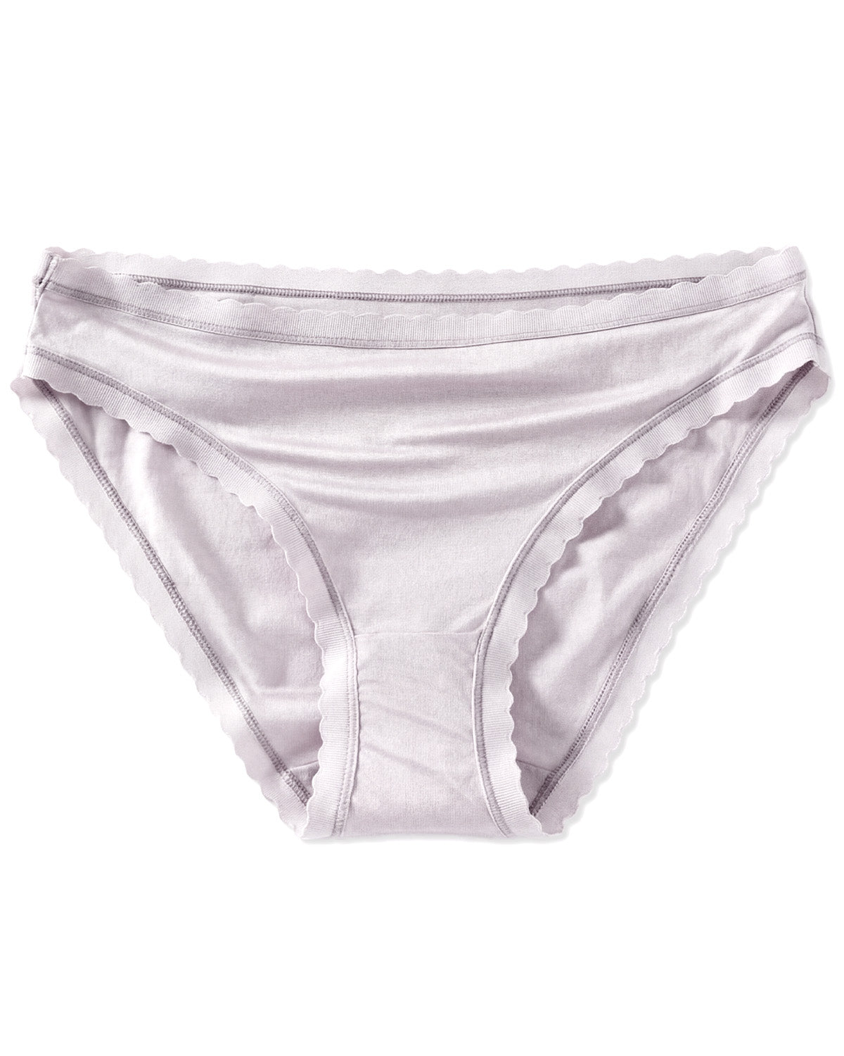 FEELITS KN27 Mulberry Silk Scalloped-Edge Bikini Panties – Ultra-Soft, Breathable & Quick-Dry - FEELITS