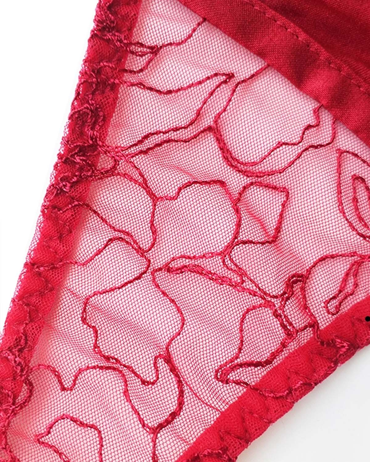 FEELITS SPA50 Mulberry Silk Lace T-Back Thong – Low-Rise, Seamless & No-Show Fit - FEELITS