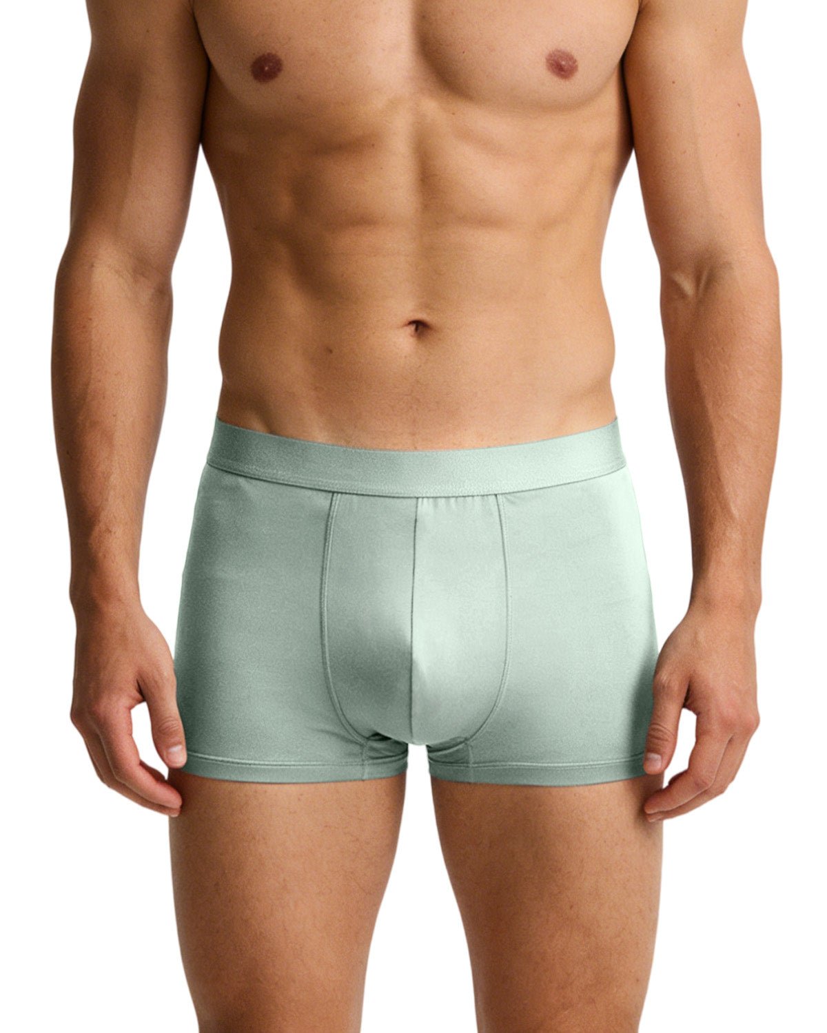 FEELITS KNM03 Men’s Mulberry Silk Boxer Briefs – 100% 6A Silk, Ultra-Soft & Breathable - FEELITS