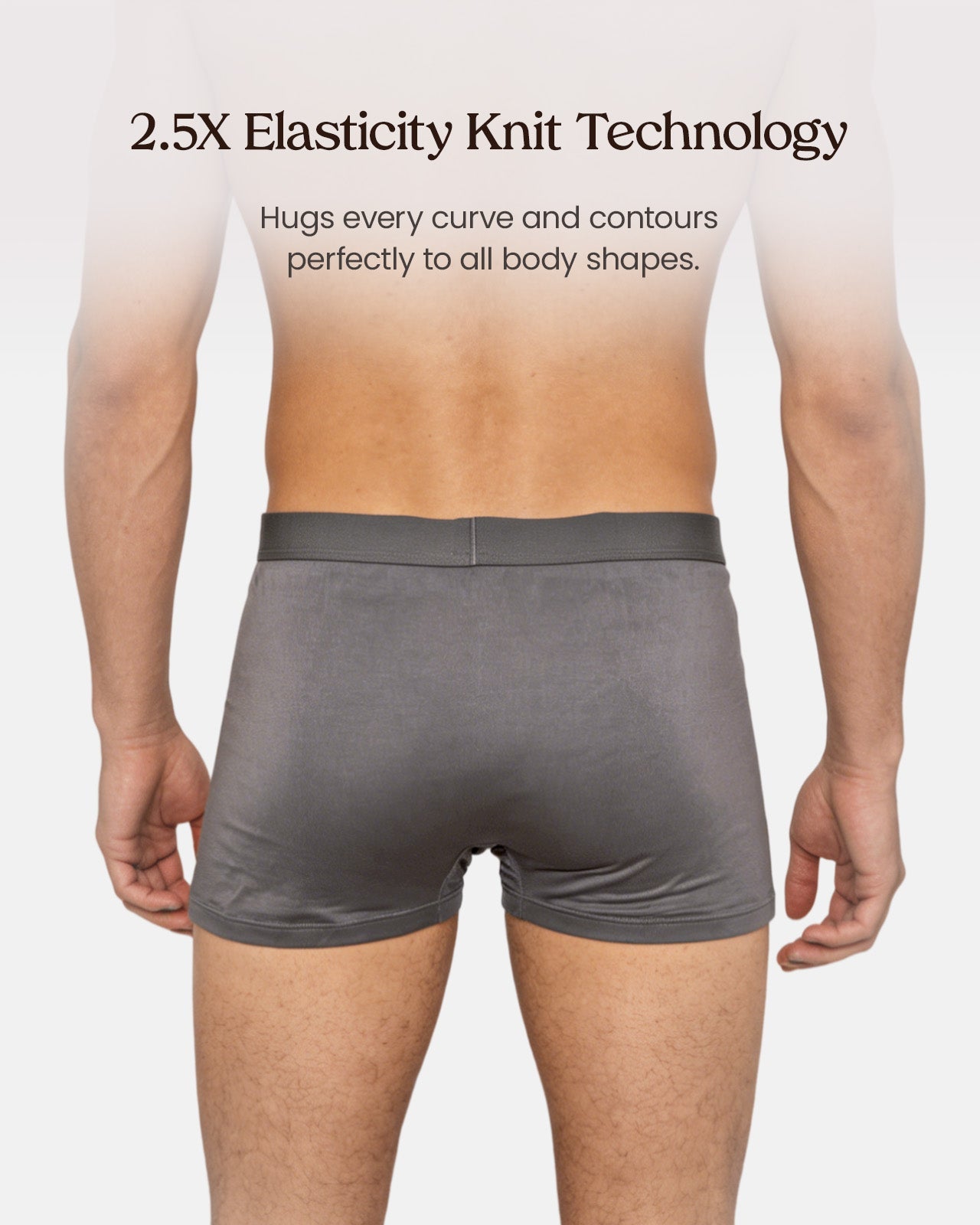 FEELITS KNM03 Men’s Mulberry Silk Boxer Briefs – 100% 6A Silk, Ultra-Soft & Breathable - FEELITS