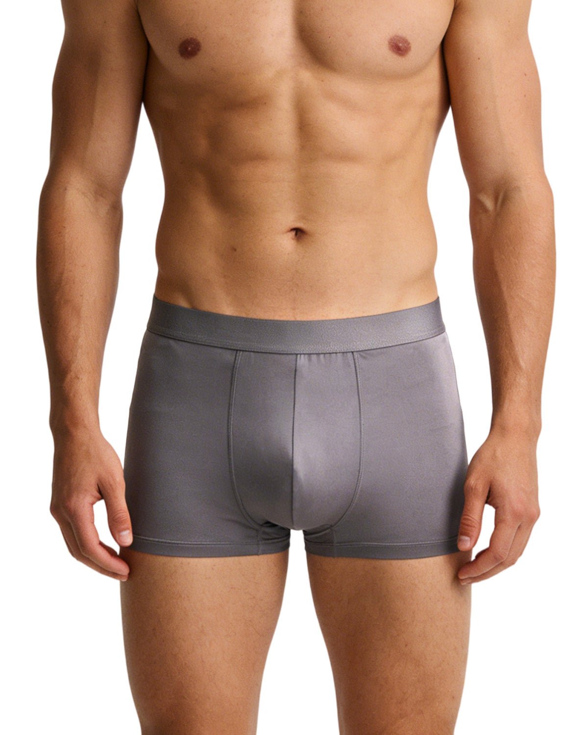 FEELITS KNM03 Men’s Mulberry Silk Boxer Briefs – 100% 6A Silk, Ultra-Soft & Breathable - FEELITS