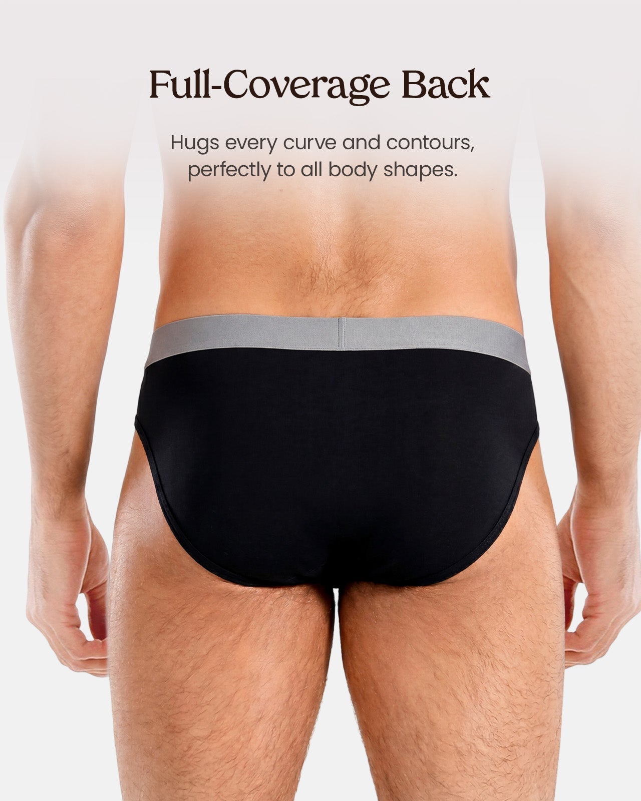 FEELITS KNM02 Men’s Mulberry Silk Tanga Briefs – 100% 6A Silk, Low-Rise & Breathable - FEELITS